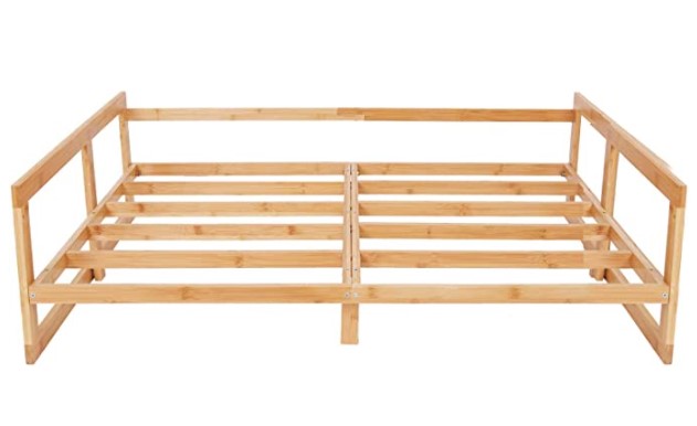 diy pallet dog beds: BingoPaw Elevated Bamboo Dog Bed Frame