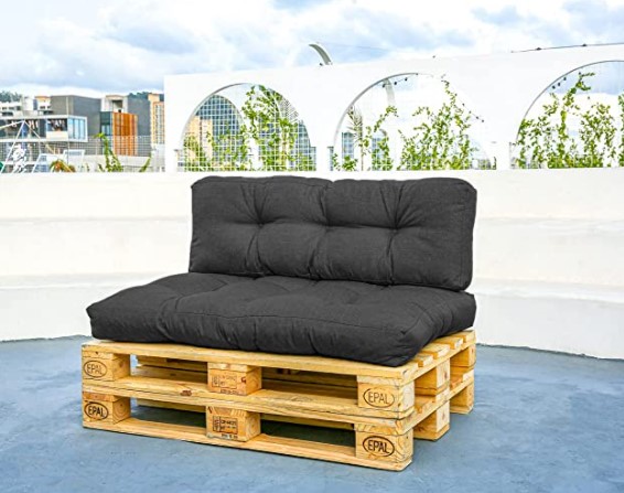 diy pallet outdoor furniture: 2pcs Set Euro Pallet Cushion Pallet Cushions