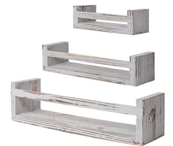 pallet shelf ideas: Floating Shelves Set of 3