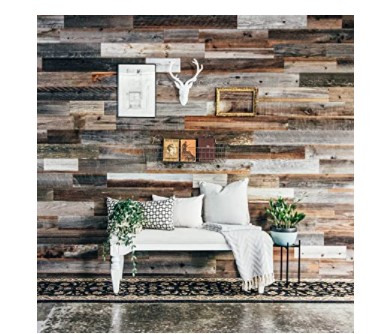 pallet wall ideas: Reclaimed Weathered Redwood Wall Paneling